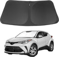 Windshield Sun Shade for for 2018-2023 Toyota CHR Accessories | Full covered, Foldable & Durable, Block UV Rays, Reduce Heat, Easy to install, Keep Car Cooler by LHFLIVE