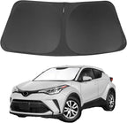 Windshield Sun Shade for for 2018-2023 Toyota CHR Accessories | Full covered, Foldable & Durable, Block UV Rays, Reduce Heat, Easy to install, Keep Car Cooler by LHFLIVE