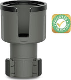 Car Cup Holder Expander Adapter for Large Water Bottles - [Patented & Upgraded] - Holds: Hydro-Flask, Yeti, Nalgene, Owala, 32-40oz - Adjustable Expandable Insert Extender - Universal (Gray) by Swigzy