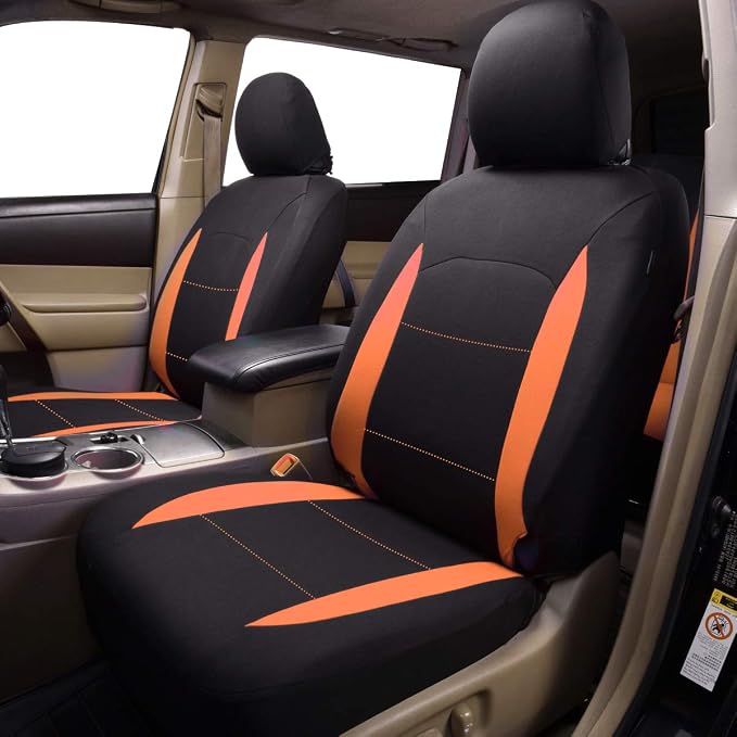 Flying Banner Car Seat Covers Front Seats Rear Bench Polyester car seat Protectors Easy installations Rear Bench Split Classic Man Lady Truck - Image 3