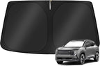 KUST Windshield Sun Shade for Nissan Kicks 2025 2026 Custom Fit Sunshade Accessories Foldable Sun Protector Block UV Rays Keep Car Cooler by KUST