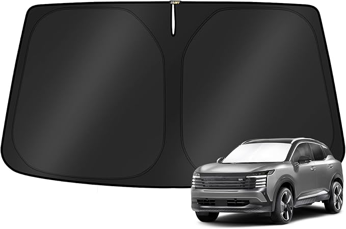 KUST Windshield Sun Shade for Nissan Kicks 2025 2026 Custom Fit Sunshade Accessories Foldable Sun Protector Block UV Rays Keep Car Cooler by KUST