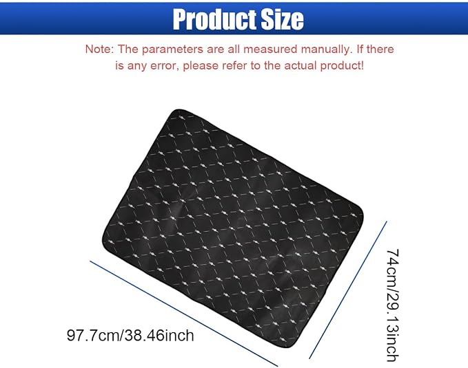 Car Trunk Cargo Liner, 38"×29" Scratch-Resistant Car Floor Mat, Washable Auto Trunk Protective Mat, Fashionable Vehicle Interior Decoration Accessories for SUVs, Trucks (Style3) - Image 2
