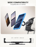 Lamicall Tablet Holder for Car Headrest - [Thick Case Friendly] | 360° Rotation, Car Tablet Mount for Backseat, Road Trip Essentials for Kids, for iPad Pro, Galaxy, Fire HD, 6.1-13" Tablets - Image 5