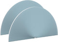 Myshade Arch Window Shades Half Circle Light Filtering Cellular Shades Cordless No Drill Blinds for Windows Half Moon Honeycomb Fabric No Tools Shades Easy Install (2PCS Blue 36" W X 18" H) by MYSHADE