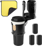 2 in 1 Car Cup Holder Expander, Multifunctional Expandable Car Cup with 360° Rotating Cup Holder Adapter Extender for Car with Adjustable Base Cup Holder Organizer for Large Water Cups and Drinks - Image 9