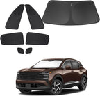 TINGLU Window Shades for Nissan Kicks 2025 2026 Accessories Car Side Full Windows Rear Triangular Windshield Sun Shade Sun UV Rays & Privacy Protection for Camping 7PCS by TINGLU