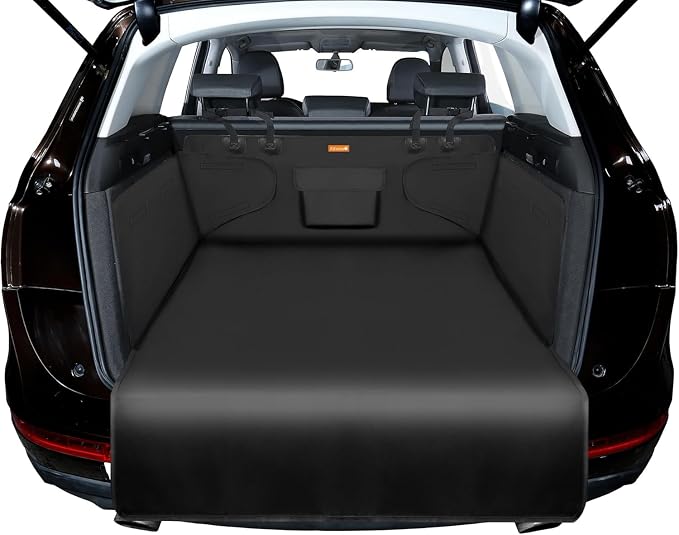 Alfheim Cargo Liner for Dogs, Nonslip Waterproof Pet Boot Liner with Bumper Flap Protector, Durable Washable Cargo Cover Mat Travel, Universal for Medium Small Car SUV - Image 2