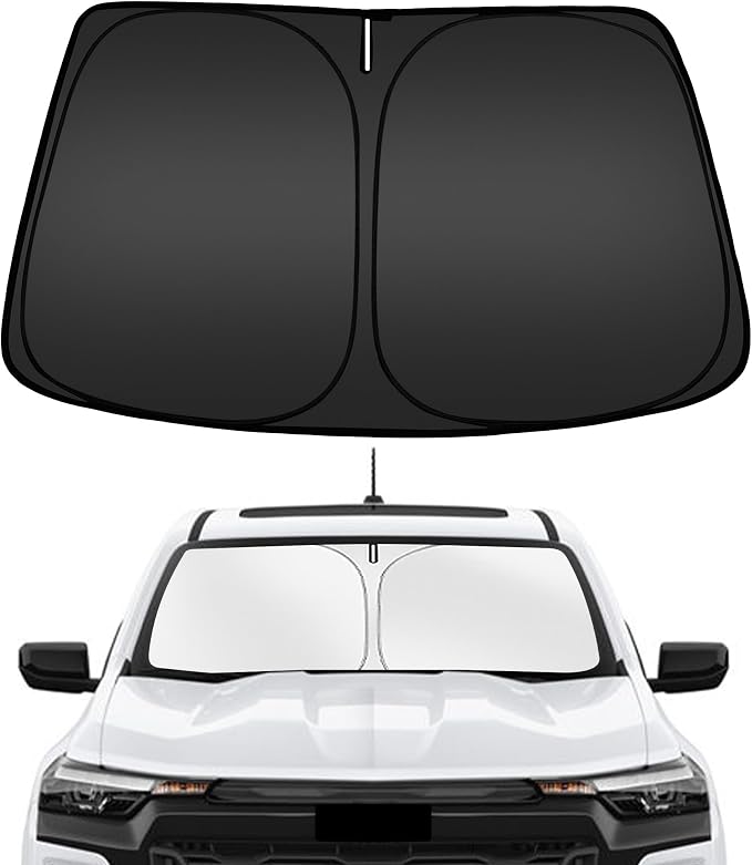 ARISMOTOR Windshield Sun Shade for Chevrolet Chevy Colorado 2023-2026 | Custom Fit, Foldable, Front Window Sunshade Sun Visor Protector, Block UV Rays, Keep Car Cooler by ARISMOTOR