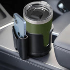 Cup Holder Expander, Adjustable Car Cup Holder for Car with Phone Holder, Automotive Cupholders for for Yeti, Hydro Flasks Bottle with Expandable Base, Cars Cupholder Insert - Image 8