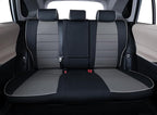 EKR Corolla Seat Cover Custom Fit for Toyota Corolla 2020 2021 2022 L/ LE,Leather Car Seat Cover Full Set-Faux Leather(Black/Gray) - Image 3