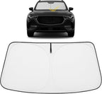 Proadsy Custom Fit 2023-2026 Mazda CX-50 Windshield Sun Shade, Blocks Heat | 240T Heat Shield, Drops Temp 54°F, Blocks 99% UV, Prevents Dashboard Cracking, Summer Parking & Beach Trips, Easy Twist-Fold by Proadsy