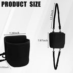 Car Cup Holder Expander for Car Seat Side, Multifunctional Hanging Storage Bag for Water Bottle Cup and Drink at Back Seat, Large Waterproof Oxford Cloth Hanging Cup Holder Organizer Tray - Image 2