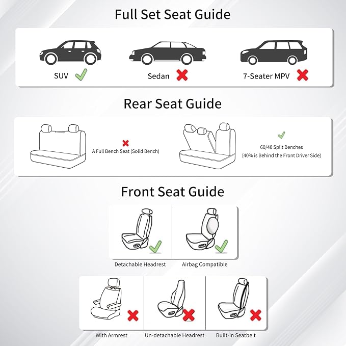 Huidasource Custom Fit RAV4 (Gas Only) Car Seat Covers Full Set, Waterproof Faux Leather for 2019-2024 Toyota RAV4 LE/XLE & XLE Premium/Limited (Does Not Fit Adventure and TRD Off-Road, Beige) - Image 9