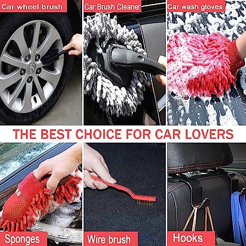 LIANXIN Car Wash Kit with Foam Gun, Car Cleaning, Car Wash Detailing Kit - Image 5