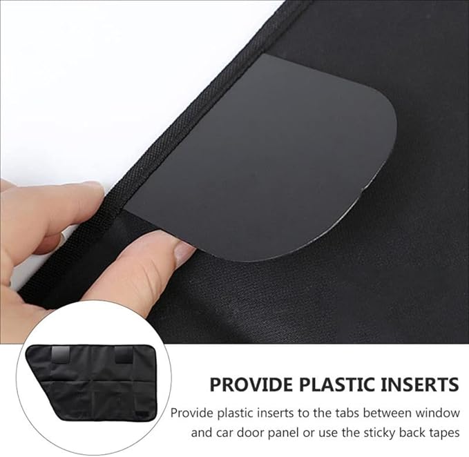 2-Pack Dog Car Door Guard - Anti-Scratch Back Seat Protector - Oxford Fabric, Black - Pet Supplies - Car Accessories for Dogs - Image 5