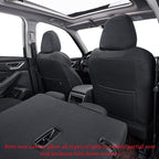coverdream Forester Seat Covers Custom Fit for 2019-2024 Subaru Forester SUV Seat Cushion,Fully Covered,Airbag Compatible UV-Resistant Polyester Car Seat Protector(Full Set,Black) - Image 5