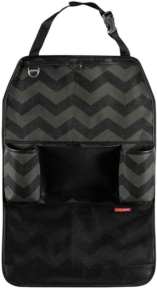 Skip Hop Back Seat Car Organizer, Style Driven, Black, 0.6 lb by Unknown