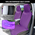 Neoprene Waterproof Car Seat Cover, Purple 1pc, Non-Slip | Car Seat Protector, Sweat-proof, Universal Fit SUV & Truck, Machine Washable, For Gym, Yoga, Pets, Workout, Beach, Swimming - Image 2