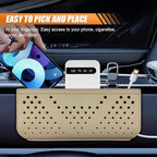 Car Seat Side Pocket Organizer, Multifunctional Mini Console Storage Bag for Phone, Keys, Sunglass, Wallet, PU Leather Tray Pouch Car Organizer Accessories for Seat, Door, Window, Console (Beige) - Image 4