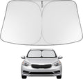 Proadsy Custom Fit 2014-2018 Kia Forte Windshield Sun Shade, Blocks Heat | 240T Heat Shield, Drops Temp 54°F, Blocks 99% UV, Prevents Dashboard Cracking, Summer Parking & Beach Trips, Easy Twist-Fold by Proadsy