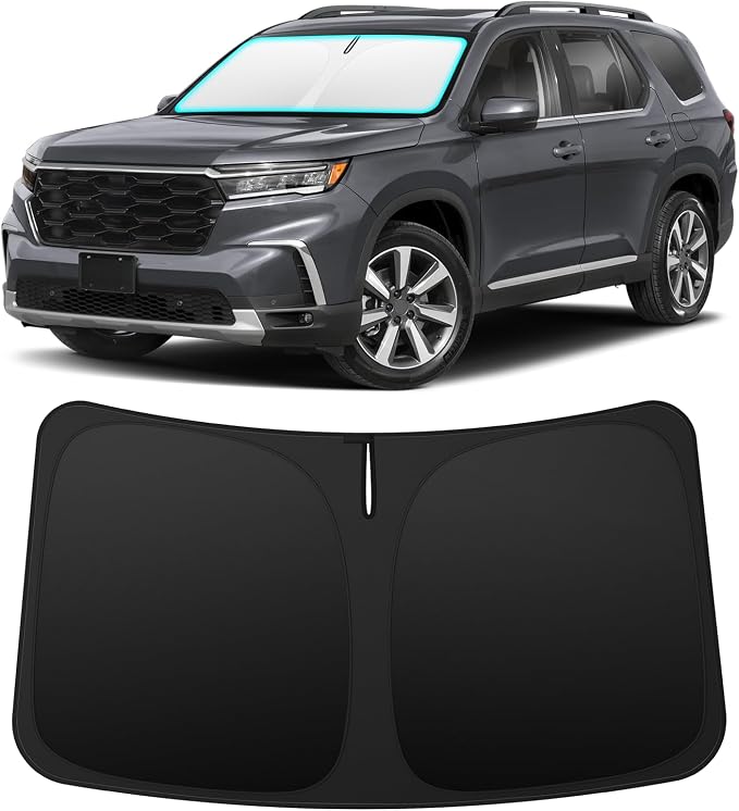 INSAUTO Custom Fit Windshield Sun Shade for Honda Pilot 2016-2026 | Foldable Front Window Sunshade Car Accessories, UV & Heat Reflector, Keeps Interior Cool, Includes Storage Bag by INSAUTO