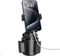 APPS2Car Universal Car Cup Phone Holder | Quick Extension Long Arm | 360° Swivel | Adjustable for iPhone, Samsung, Google, and All Smartphones | Stable & No Shake Design by APPS2Car