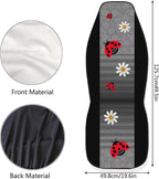 Ladybug Daisy Front Seat Covers for Cars Decorative Front Bucket Seat Cover Lightweight Automotive Seat Cushion Covers for SUV Vans Sedans Trucks - Image 4