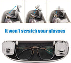 Thenice Sunglasses Storage Box for Honda Civic Accord CRV HRV Camry | Grab handle replacement, glasses case, easy to access, maximize space, easy to install, black color - Image 3