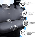 Car Back Seat Cover, Scratchproof Rear Bench Protector, Antler | Elastic fabric surface, smooth comfortable touch, washable design, fits most cars SUVs and trucks, automotive accessories - Image 3