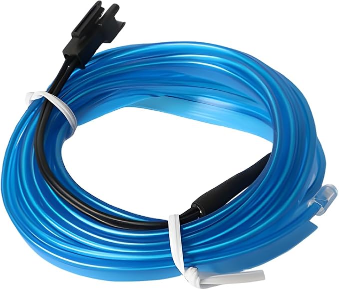 Car LED Strip Lights, 9.84FT 5V Waterproof Flexible Vehicle Ambient Lighting Kits with USB Port, Automotive Lamp Strips Decorations, Universal for SUV Automobile Truck (Blue) - Image 7