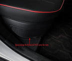 EKR Rav4 Seat Covers Custom Fit for Toyota Rav4(Gasoline) 2019 2020 2021 2022 2023 2024 2025 LE/XLE/XLE Premium/Limited,Leather Car Seat Cover Full Set for SUV,Faux Leather(Black with Red Piping) - Image 4
