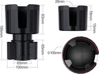 Cup Holder Expander for Car, Adjustable Adapter with Non-Slip Base for Water Bottles, Travel Mugs, Fits 65-100mm Console Hole - Image 8