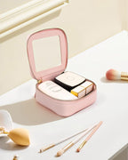 Travel Clear Makeup Bag Set, TSA Approved Cosmetic Bag Case with Zipper Portable Makeup Pouch Toiletry Bag Traveling Cosmetic Organizer Storage Bag Car Organizer Car Essentials - Image 5
