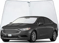 CLIM ART Windshield Sun Shade for Ford Fusion 2013-2020, Custom-Fit Foldable Car Sunshade, Vehicle Sun Protector, Front Auto Windshield Cover, Car Accessories - WS5032 by CLIMART