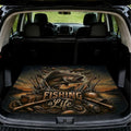 Car Trunk Mat for SUV, 31"x47" Vintage Fishing Life Cargo Liner Protector | All Weather Universal Cargo Liners for Dogs, Car Accessory for SUVs/Sedan/Wagons, Durable Non-Slip Washable Rear Cargo Mat by Unknown