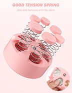 JOYTUTUS Universal Coin Holder, Large Capacity Coin Holder for Car, Portable Car Change Holder Coin Organizer, Car Trucks Accessories, Coin Sorter for Car & Wallet & Pocket,Pink - Image 3