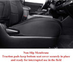 EKR Car Seat Covers for Subaru Forester 2014-2018(Only Base),Full Set | Custom Fit for Subaru Forester 2014-2018 Base Only,Airbag Compatible,Easy Clean,Neoprene(Black) - Image 2