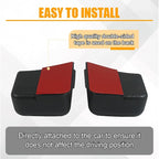 YoRise 2PCS Car Seat Side Pocket Organizer, A-Pillar Sunglass Holder, Stick-On Small Item Automotive Storage Box, Car Seat Gap Filler Organizer for Card, Cigarette, Phone, Registration (Black) - Image 5
