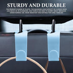 4PCS Car Seat Headrest Hooks, Purse Hook for Car | Car Headrest Hidden Hook, Car Interior Accessories Multi-Use Portable Headrest Organizer Holder for Purse Handbag Coats - Image 3