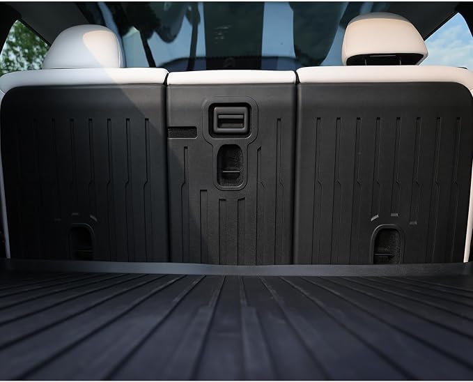 for Tesla Model Y Juniper Rear Seat Back Cover All Weather TPE SeatBack Liner Pad Back Protector Interior Accessories 2025 2026 (5 Seats) - Image 3