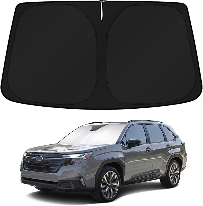 KUST Windshield Sun Shade for 2025 2026 Subaru Forester Accessories Custom Fit Full Covered Sunshade Block UV Rays Keep Your Car Cooler by KUST