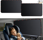 ZATOOTO Car Window Shade for Baby,2 Pack Universal Fit,Privacy&Insulation | 100% Blackout & UV Protection,Metal Frame Fit,Creates a Private Space for Car Camping, Road trips, Napping or Rest by ZATOOTO