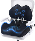 Lexeme X Large Memory Foam Seat Cushion Lumbar Support Pillow for Sciatica & Tailbone Pressure Relief Coccyx Pad for Office Chair, Car,Wheelchair,Home,Office by Lexeme