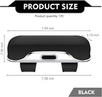 Car Visor Sunglass Holder, Multifunctional Sunglass Holder for Car with Clips, Universal Sun Visor Storage Accessories, for Most Car, SUVs, Trucks (Black) - Image 2