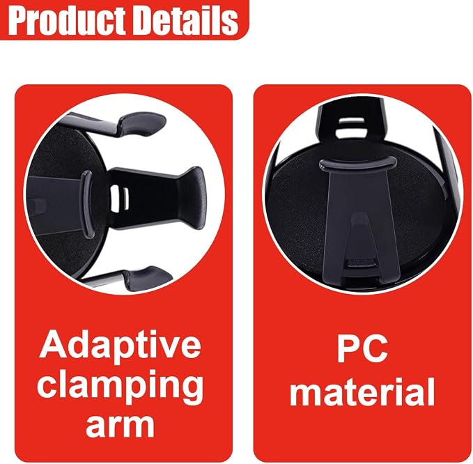YoRise Car Cup Holder Expander, Automotive Drink Holder Adapter with Adaptive Clamping Arm, Universal Vehicle Cupholder Expander Accessories for Fixing Water Cups, Drinks (1PC) - Image 3
