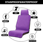 Neoprene Waterproof Car Seat Cover, Purple 2pcs, Non-Slip | Car Seat Protector, Sweat-proof, Universal Fit SUV & Truck, Machine Washable, For Gym, Yoga, Pets, Workout, Beach, Swimming - Image 3