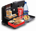 ZONETECH Multi-Functional Portable Foldable Car Backseat Tray Desk - Black Vehicle Table for Food, Meal, Snack, Laptop - Stay Organized When on The Go (1-Pack) by ZONETECH