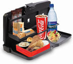 ZONETECH Multi-Functional Portable Foldable Car Backseat Tray Desk - Black Vehicle Table for Food, Meal, Snack, Laptop - Stay Organized When on The Go (1-Pack) by ZONETECH