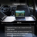 Larger Car Tray Desk for Laptop,Rear-Row Legless Tray Table for Dining, Working, Relaxing,Car Travel Essentials for Long Trips with Family - Image 2